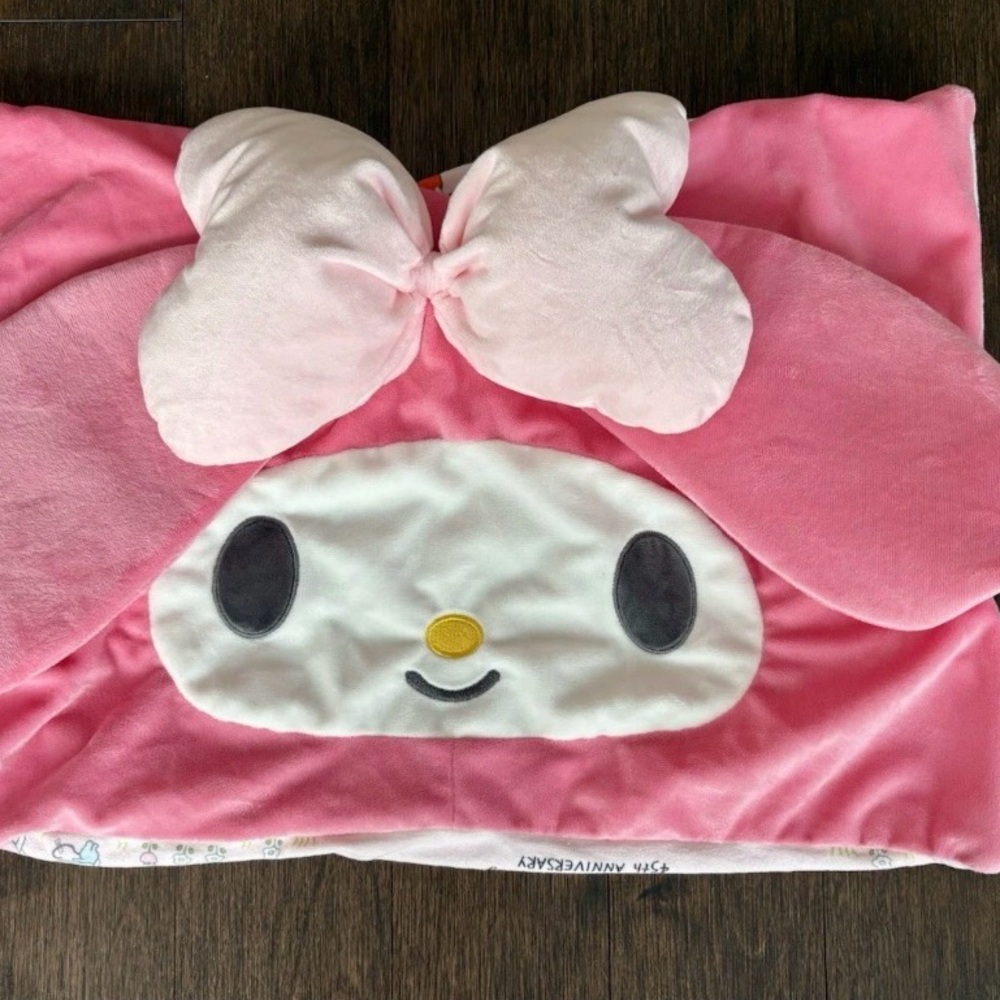 Anime Kuromi, MY Melody, or My Sweet Piano Plush Bed Pillow Case Cover.